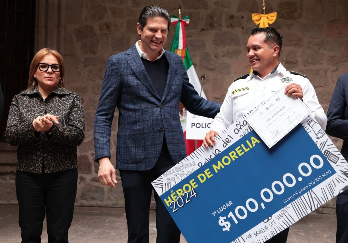 Alfonso Martínez y Policía Morelia